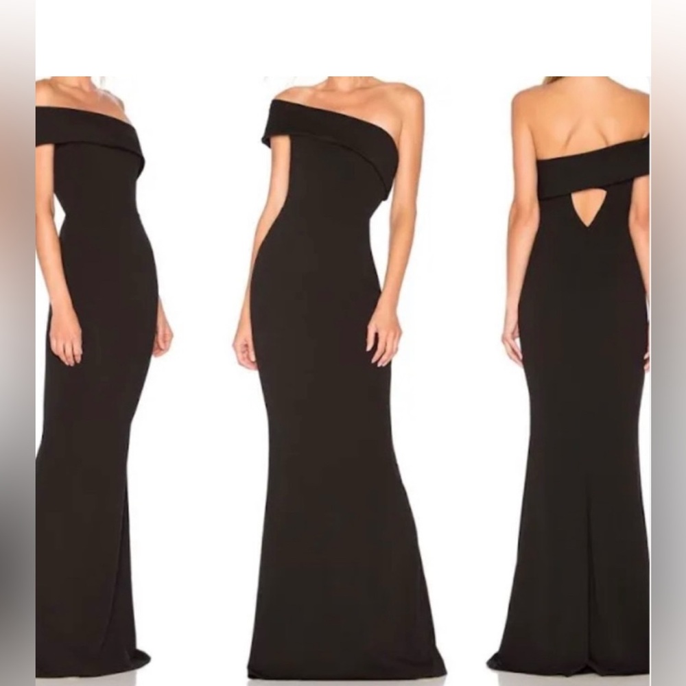 Katie May Black Titan Gown Size 4